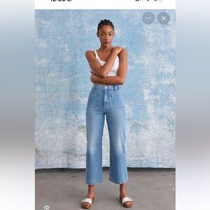 Daze Siren patch pocket wide ankle jeans 27